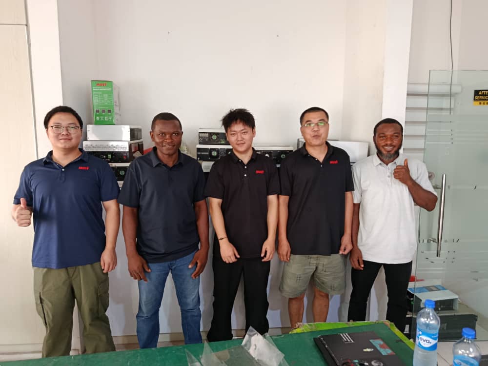 Professional solar installation
